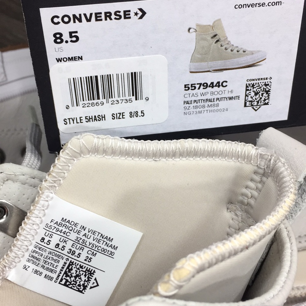 WMNS Converse CTAS WP Boot Hi pale putty/white - Picture 7 of 8